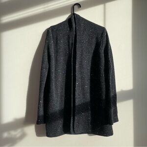 HEKLA&Co. Italian Cashmere Blend Sequin Sparkle Cardigan Sweater L